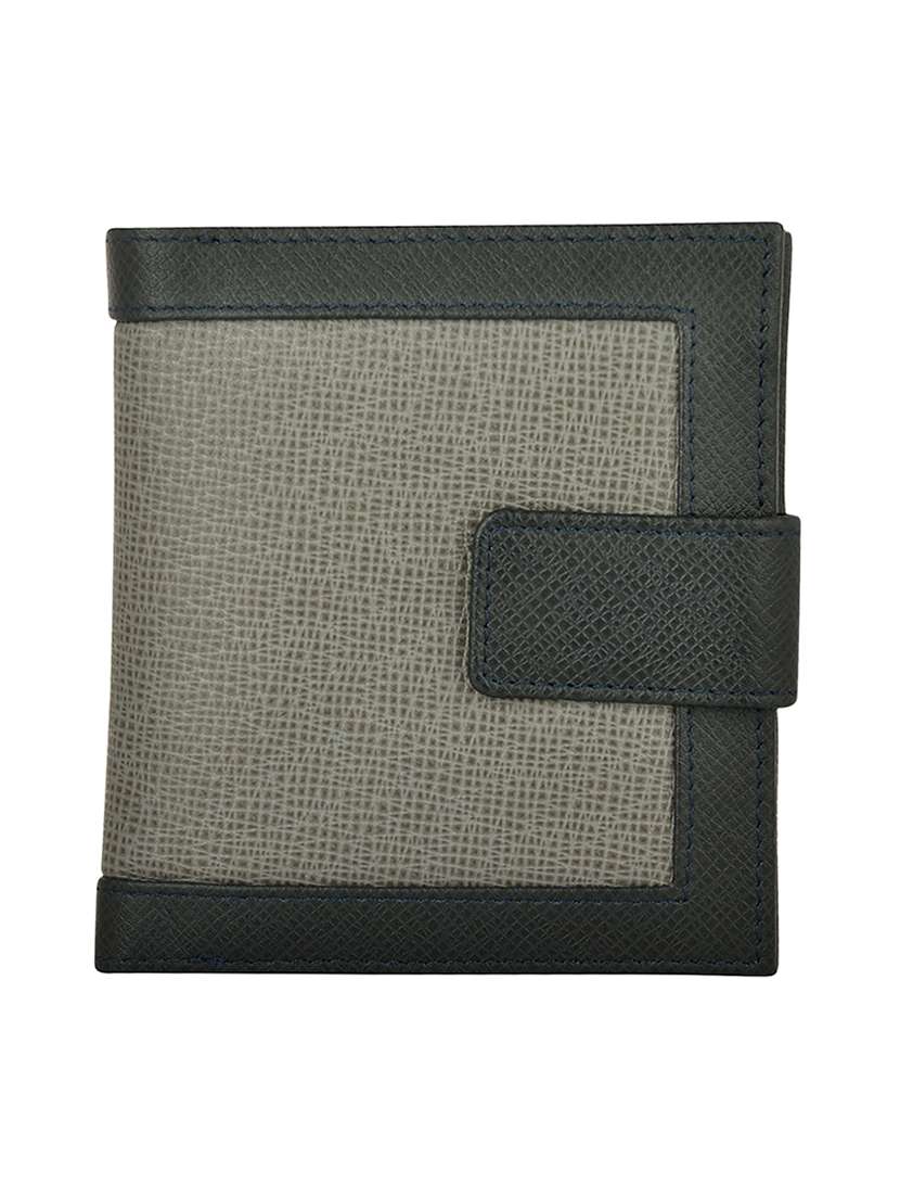 grey leather wallet
