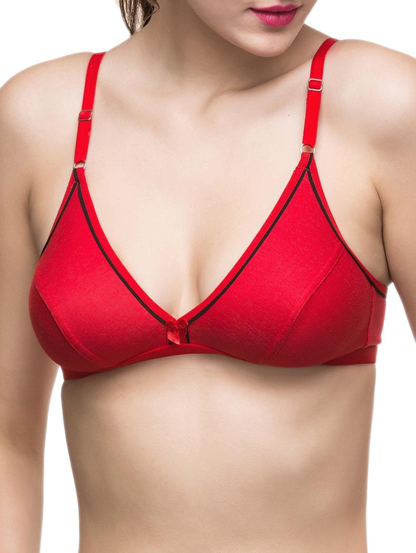 set of 3 floral patch bra - 14554124 - Standard Image - 2
