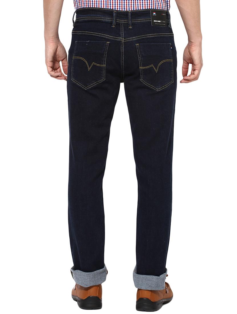 blue cotton plain jeans - 14556349 - Standard Image - 2