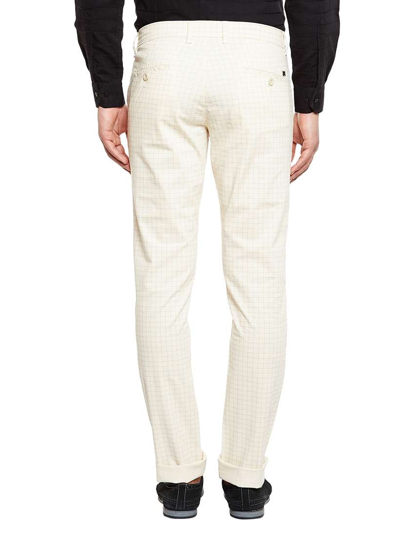 white cotton formal trousers - 14559827 -  Standard Image - 2