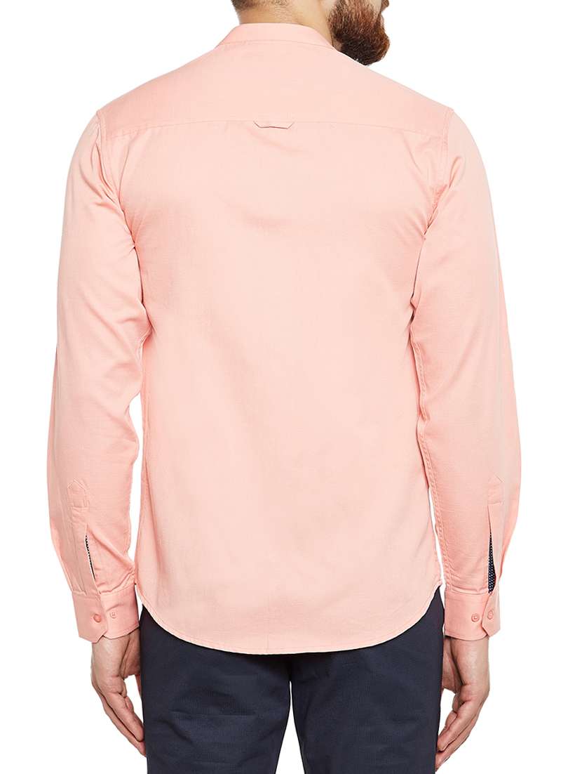 pink cotton casual shirt - 14559853 -  Standard Image - 2