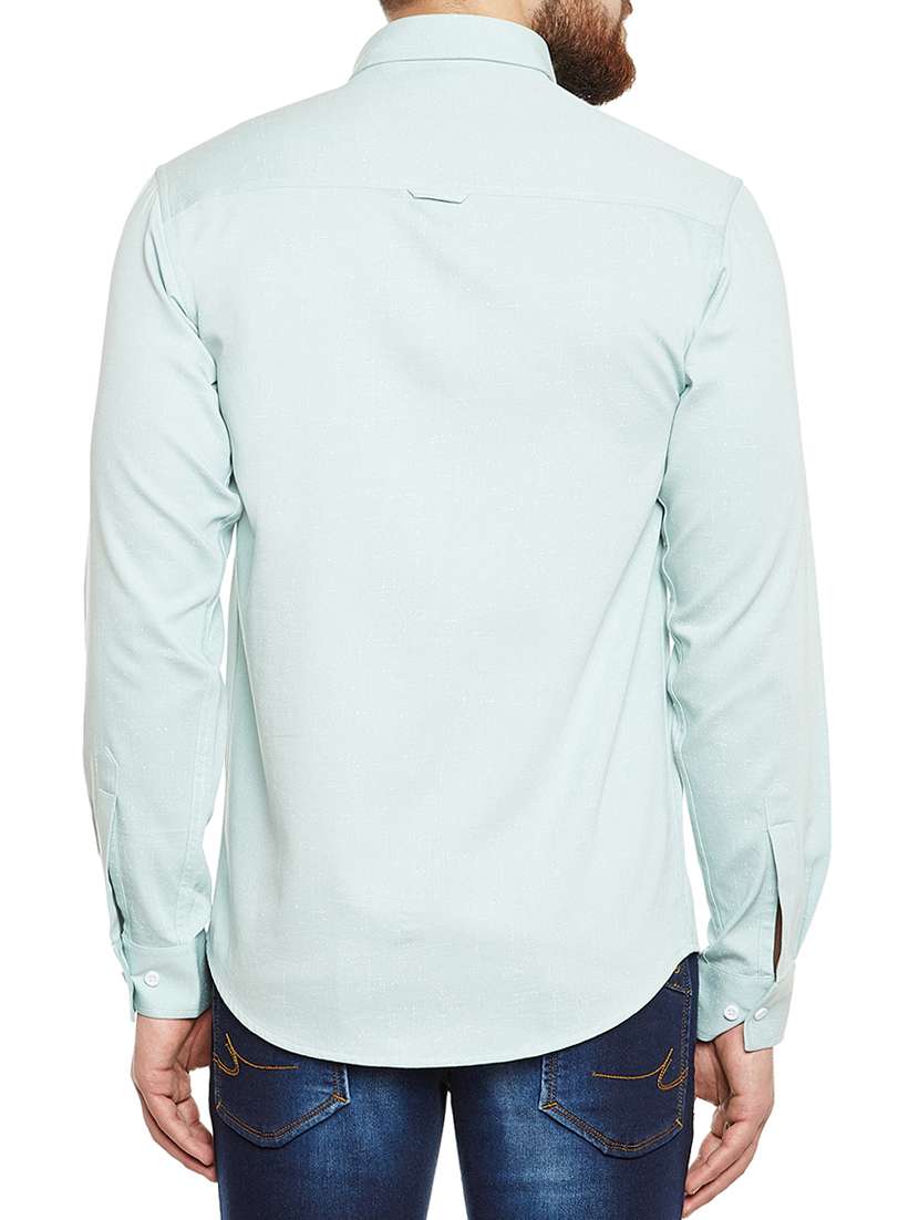 light blue cotton casual shirt - 14559856 -  Standard Image - 2
