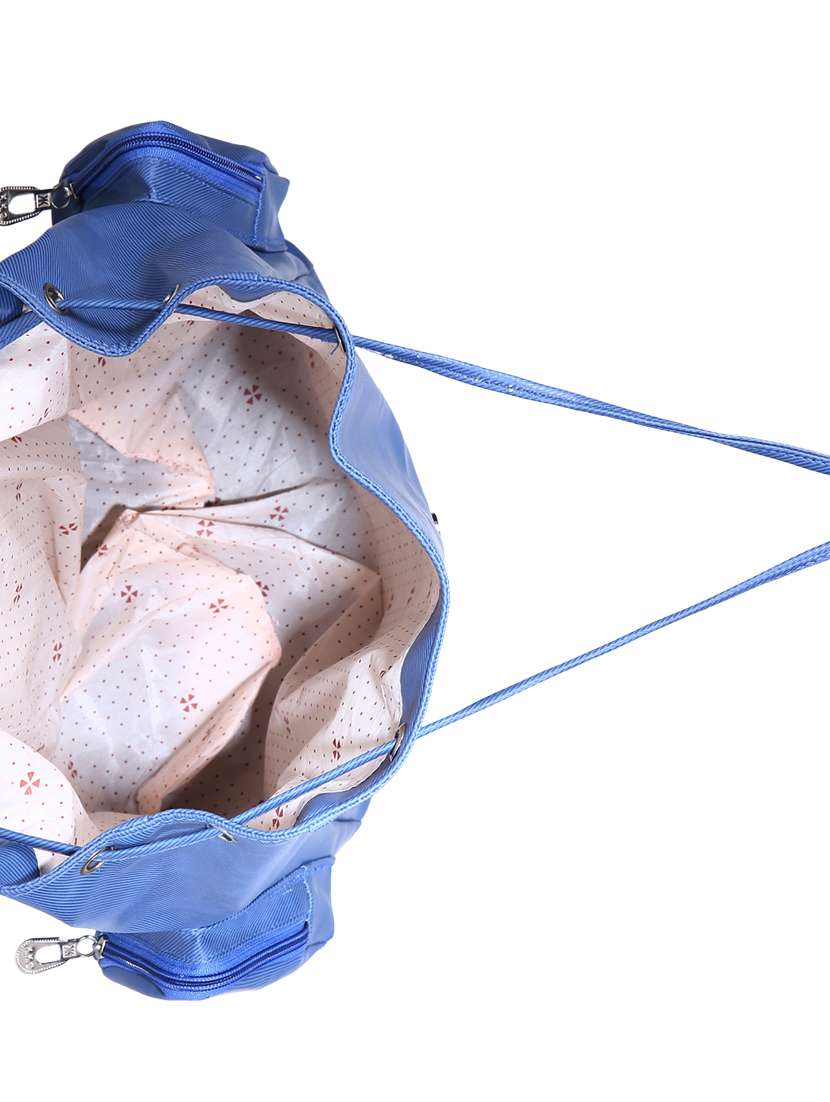 blue leatherette fashion backpack - 14559933 -  Standard Image - 2