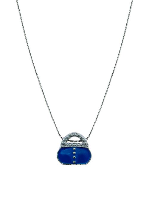 blue metal pendant - 14561273 -  Standard Image - 0