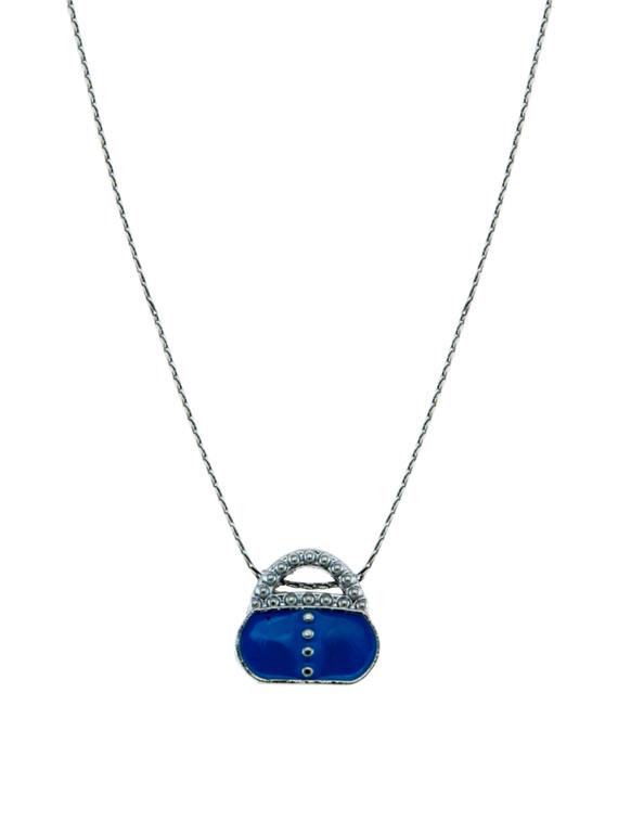 blue metal pendant - 14561273 -  Zoom Image - 0