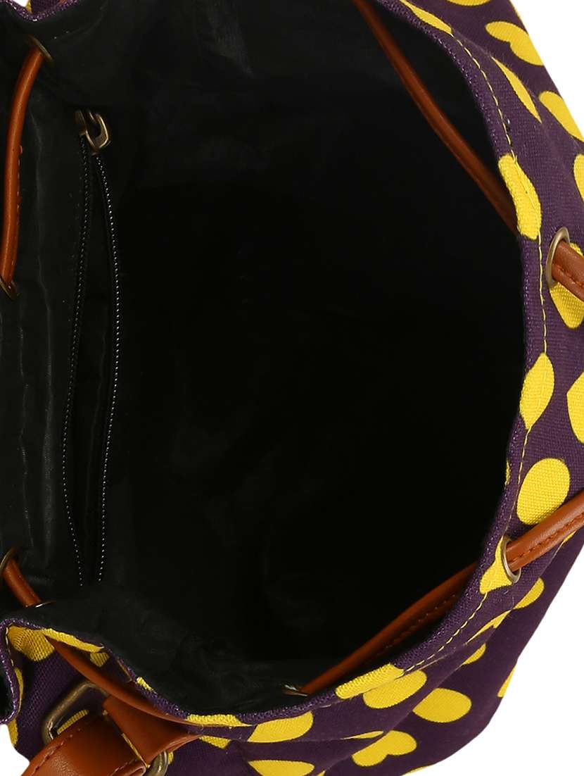 purple canvas sling bag - 14562490 -  Standard Image - 2