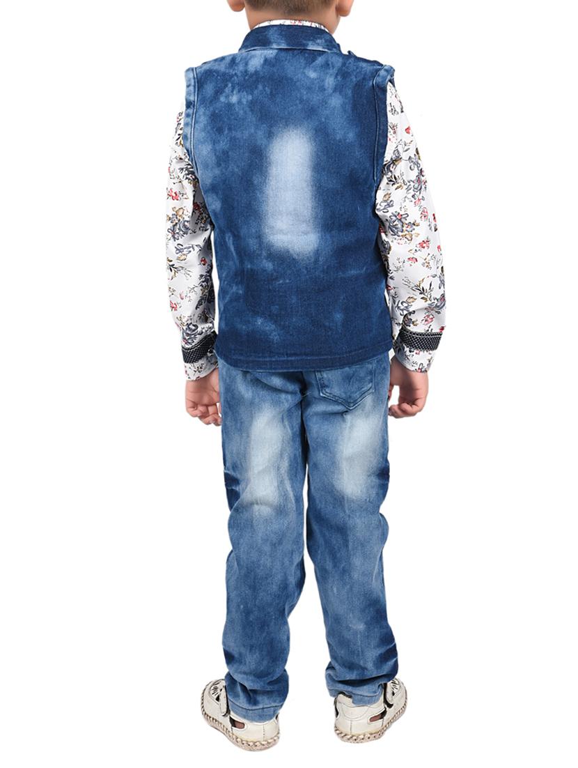 blue denim full length set - 14562585 - Standard Image - 2