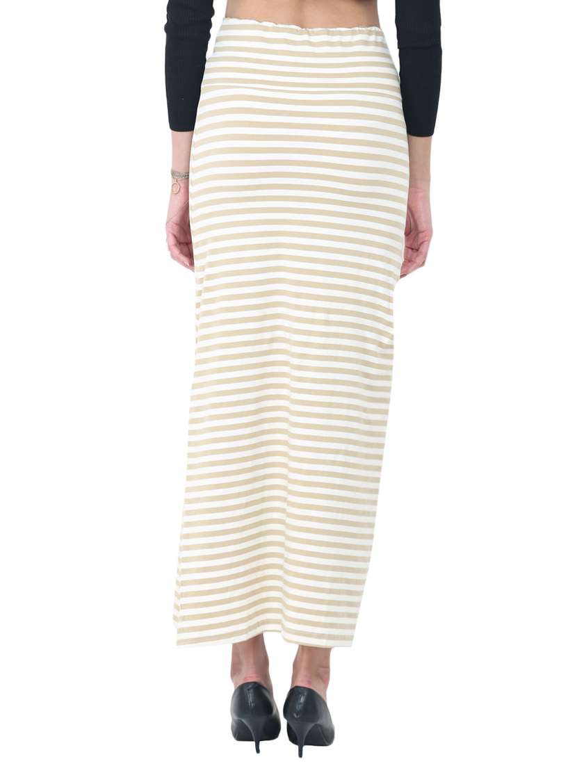 cream viscose straight skirts - 14564448 -  Standard Image - 2