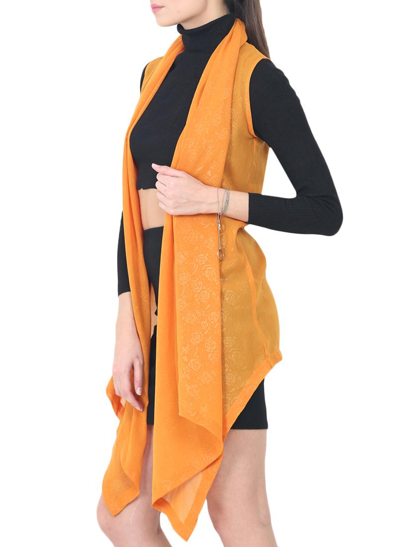 orange asymmetric shrug - 14564678 - Standard Image - 2