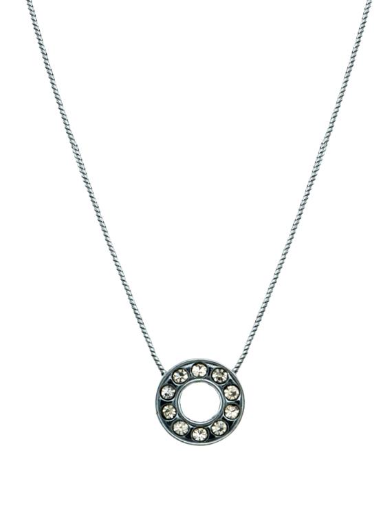 silver metal pendant