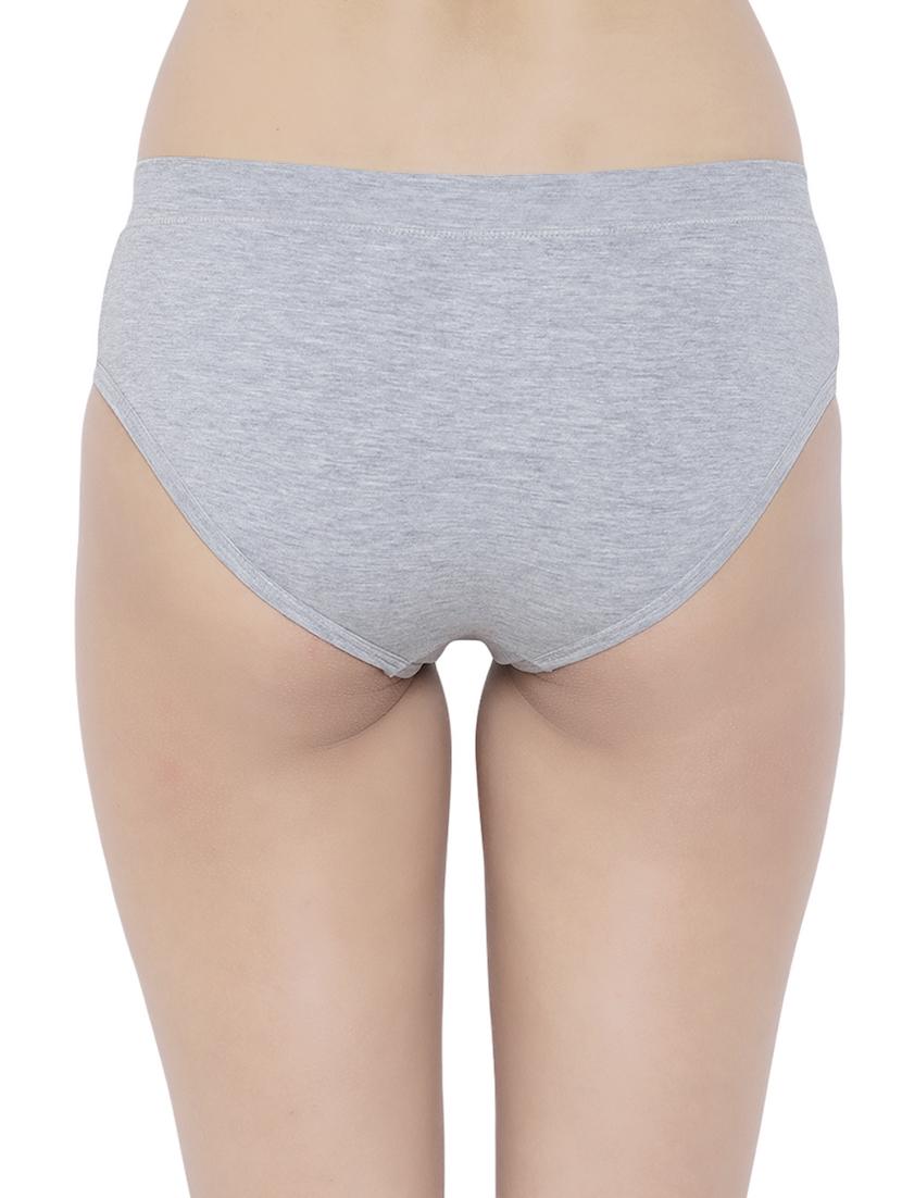 set of 2 grey cotton hipster panties - 14572828 - Standard Image - 2