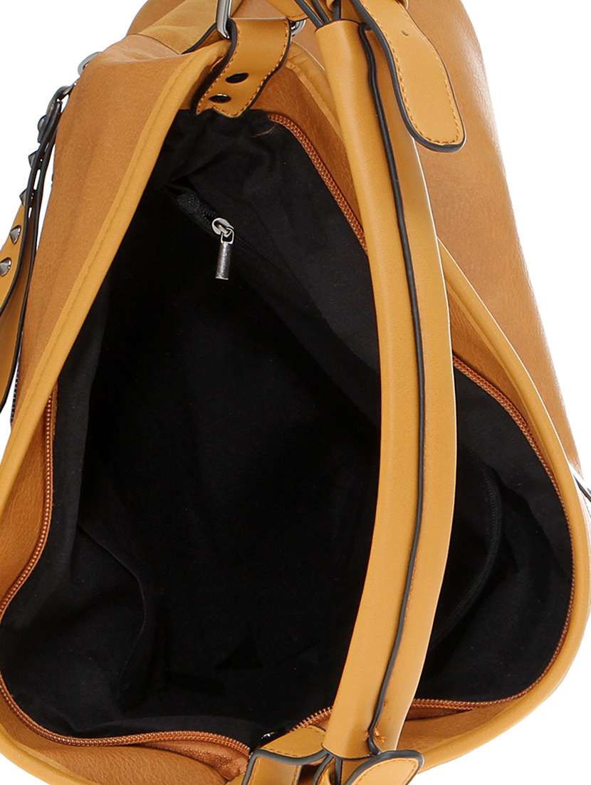 brown leatherette handbag - 14584188 -  Standard Image - 2