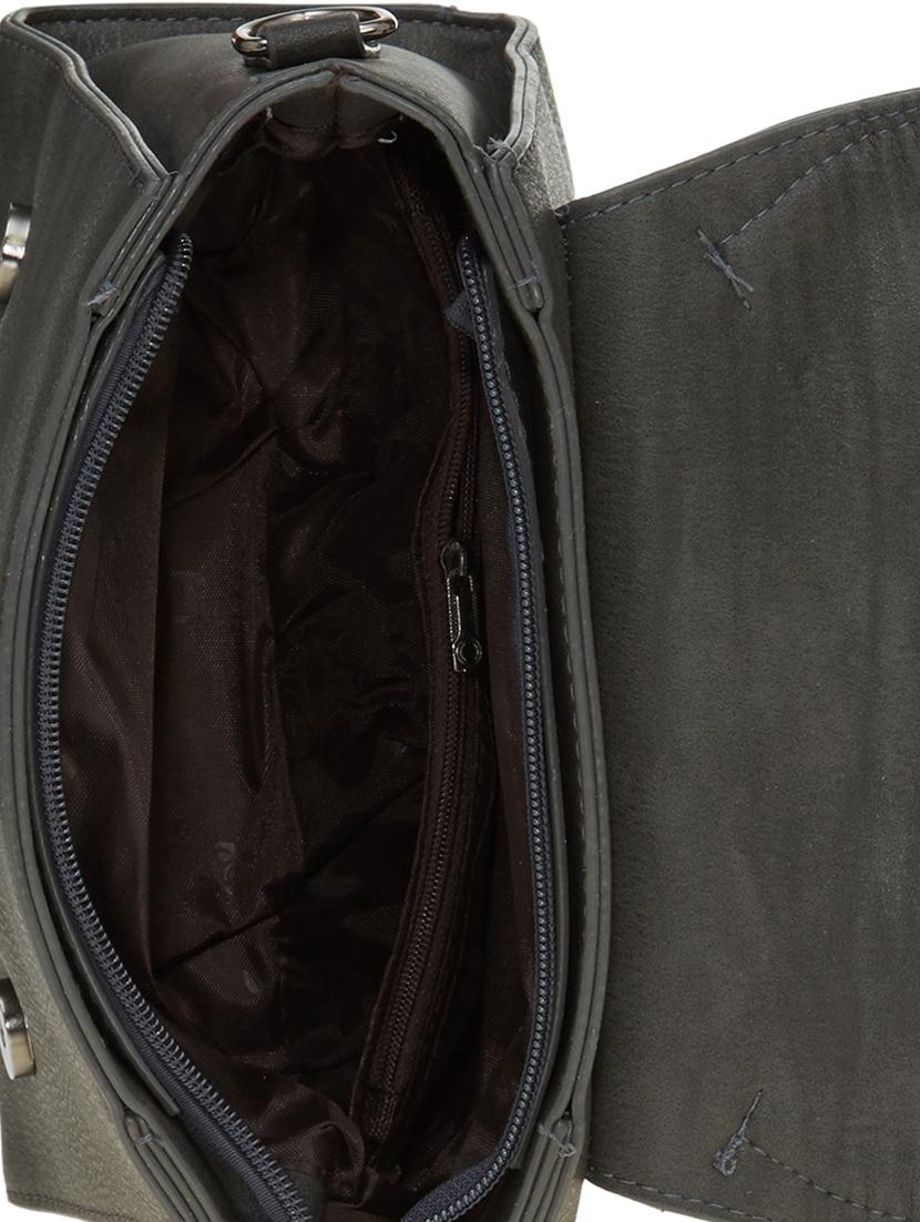 grey leatherette sling bag - 14584213 - Standard Image - 2