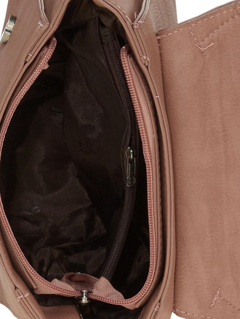 brown leatherette sling bag - 14584214 - Standard Image - 2