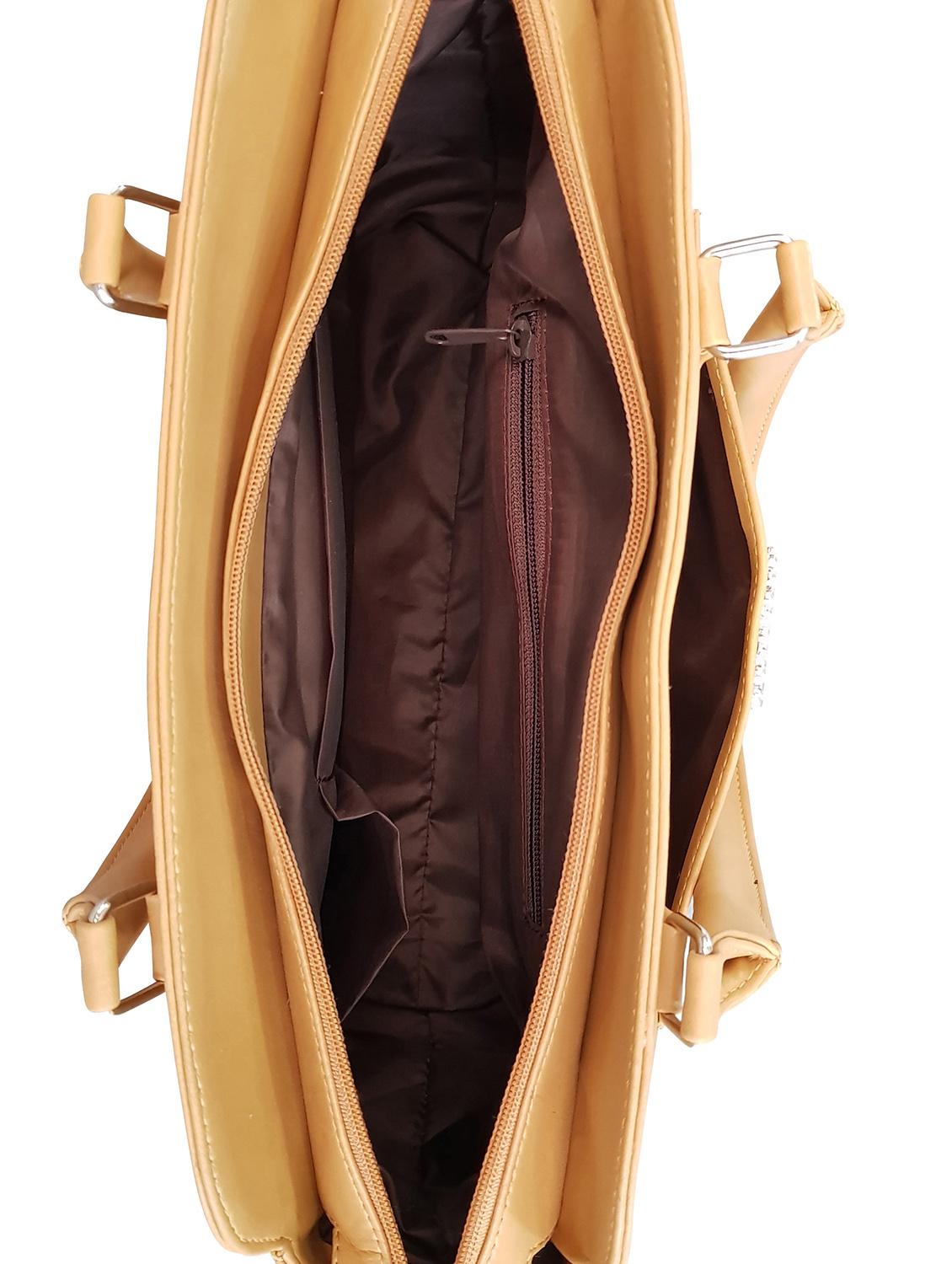 tan leatherette handbag - 14585390 - Standard Image - 2