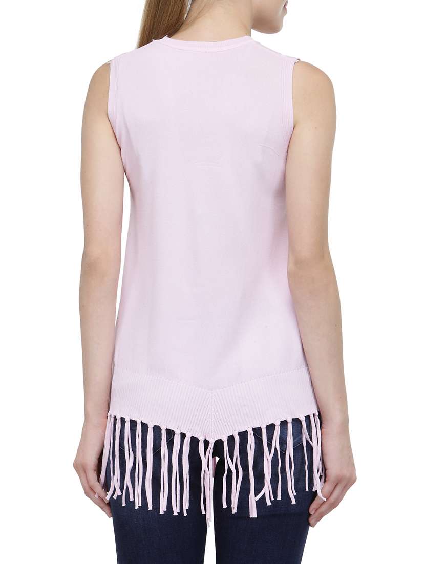 women's straight round neck top - 14590158 -  Standard Image - 2