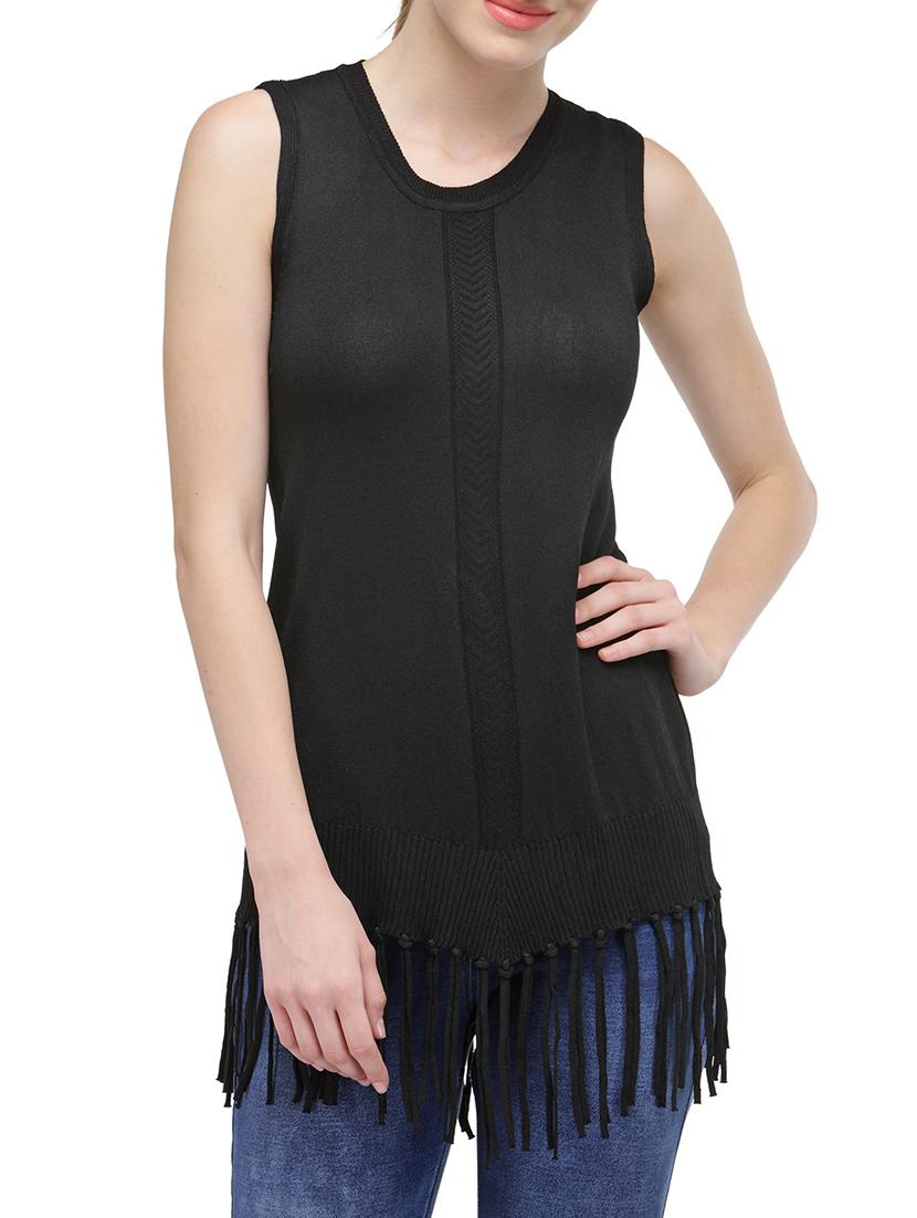 women's straight round neck top - 14590160 -  Zoom Image - 0