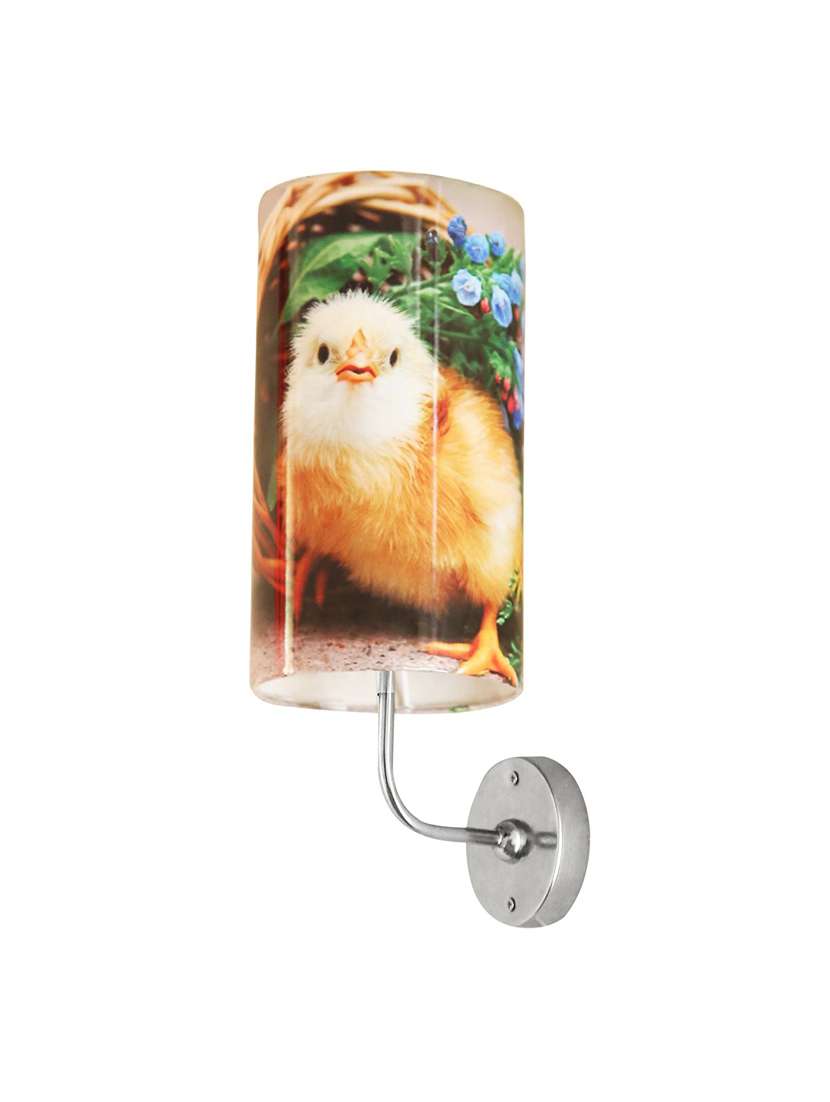handmade plastic with colored paper sheet crafted wall sconce lamp