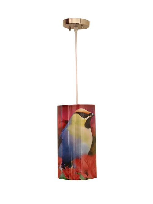 handmade plastic with colored paper sheet crafted sceneted wall sconce lamp - 14597387 - Standard Image - 0