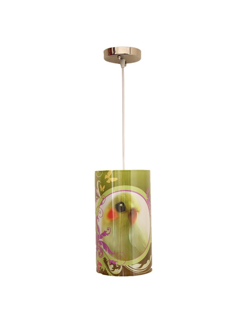 handmade plastic with color paper sheet crafted leaf sceneted wall sconce lamp - 14597391 - Zoom Image - 0
