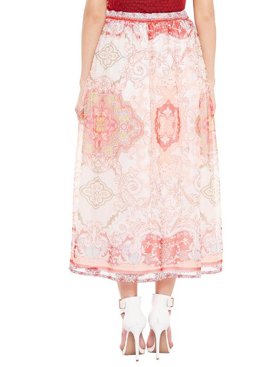 red flared skirt - 14618940 - Standard Image - 2