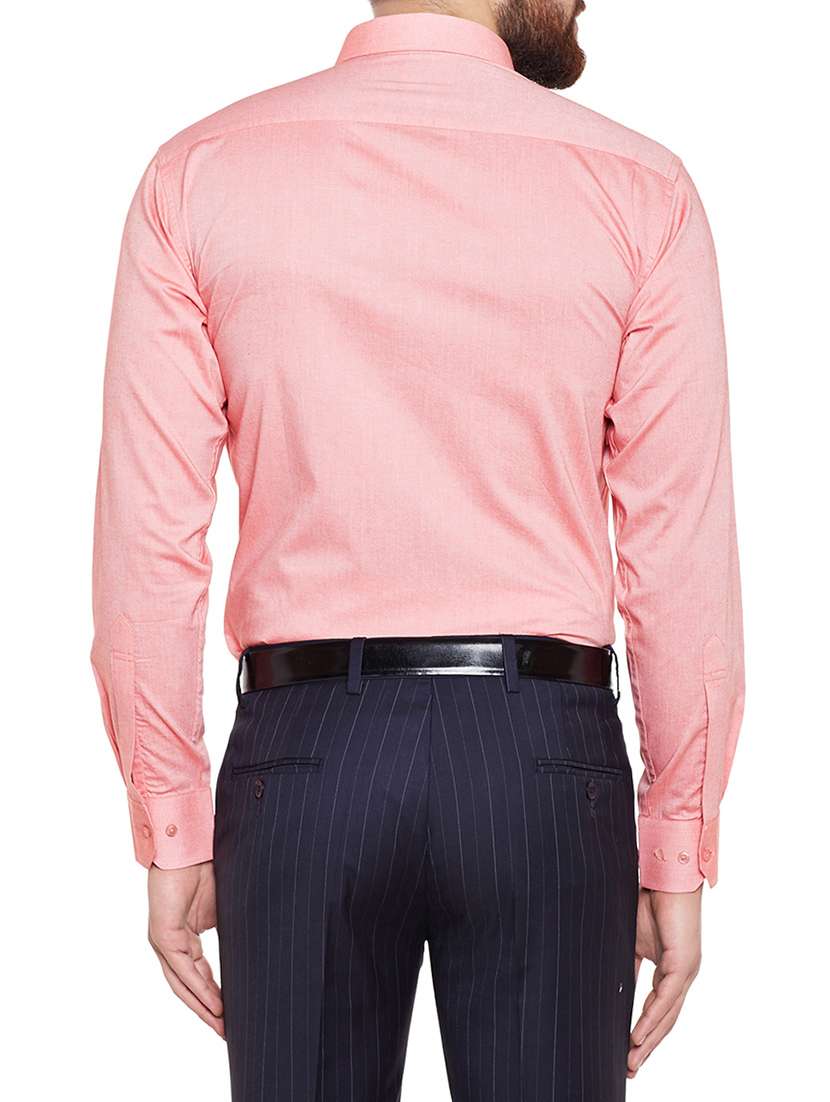 pink cotton formal shirt - 14625844 -  Standard Image - 2
