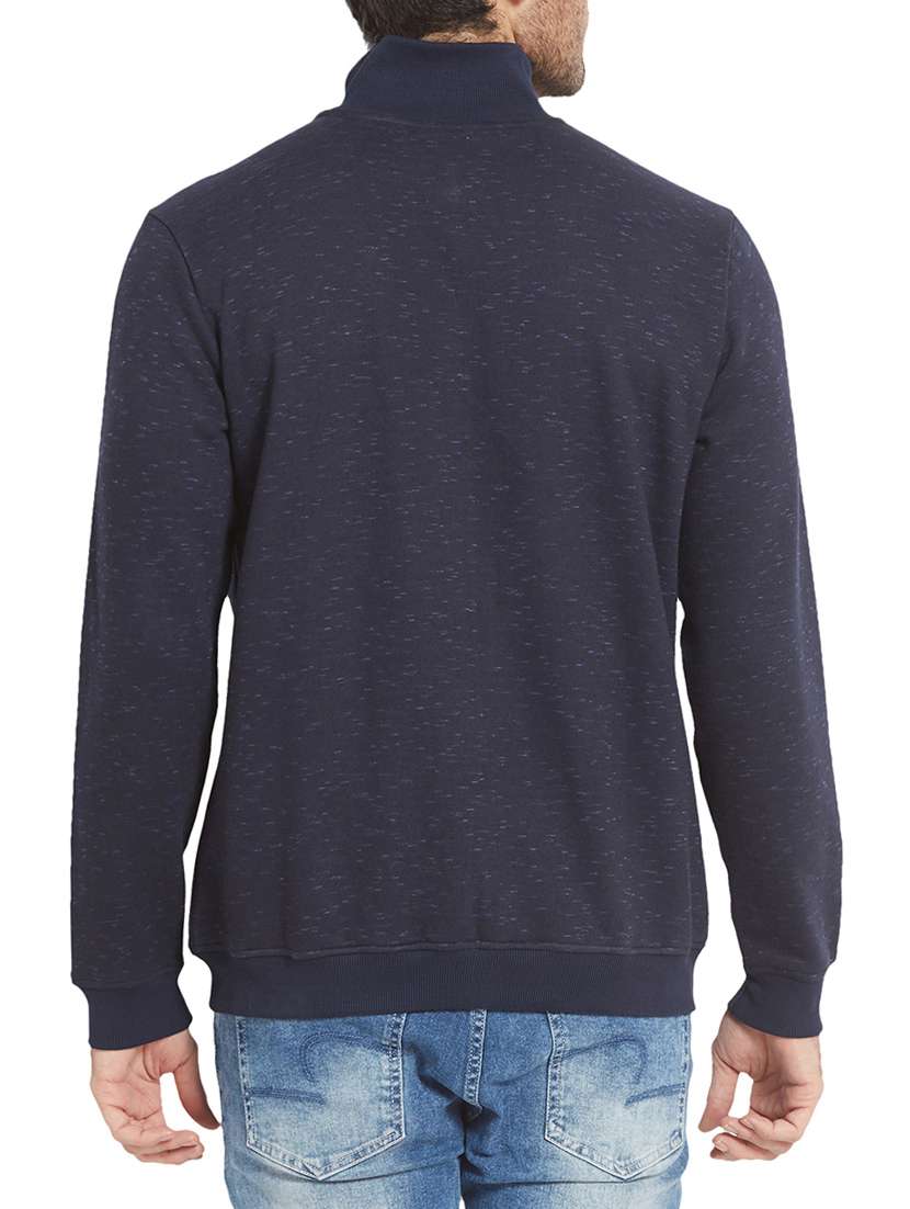 navy blue cotton casual jacket - 14626066 -  Standard Image - 2