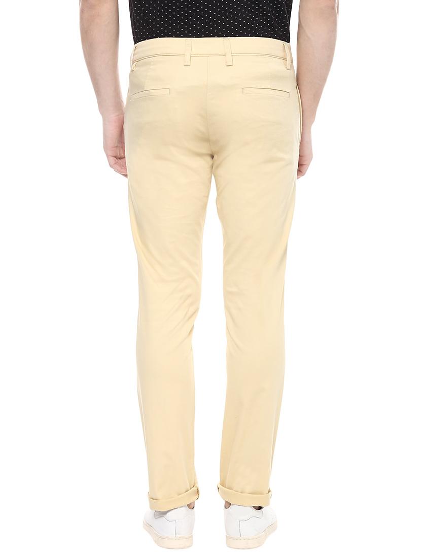 beige cotton chinos casual trousers - 14626095 - Standard Image - 2
