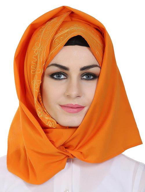 momin libas yellow cotton stole - 14626470 - Standard Image - 0