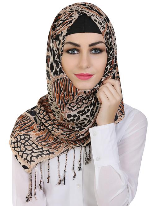 momin libas multi colored viscose stole - 14626492 - Standard Image - 0