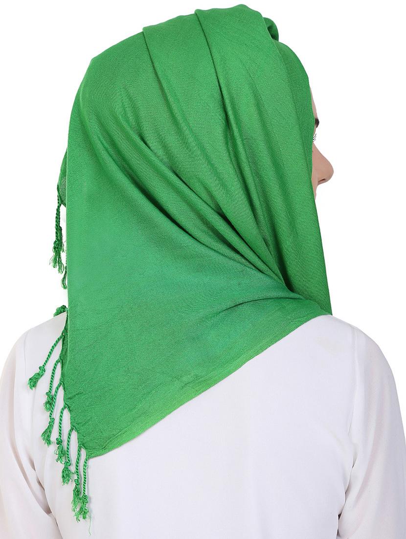 momin libas green viscose stole - 14626503 - Standard Image - 2