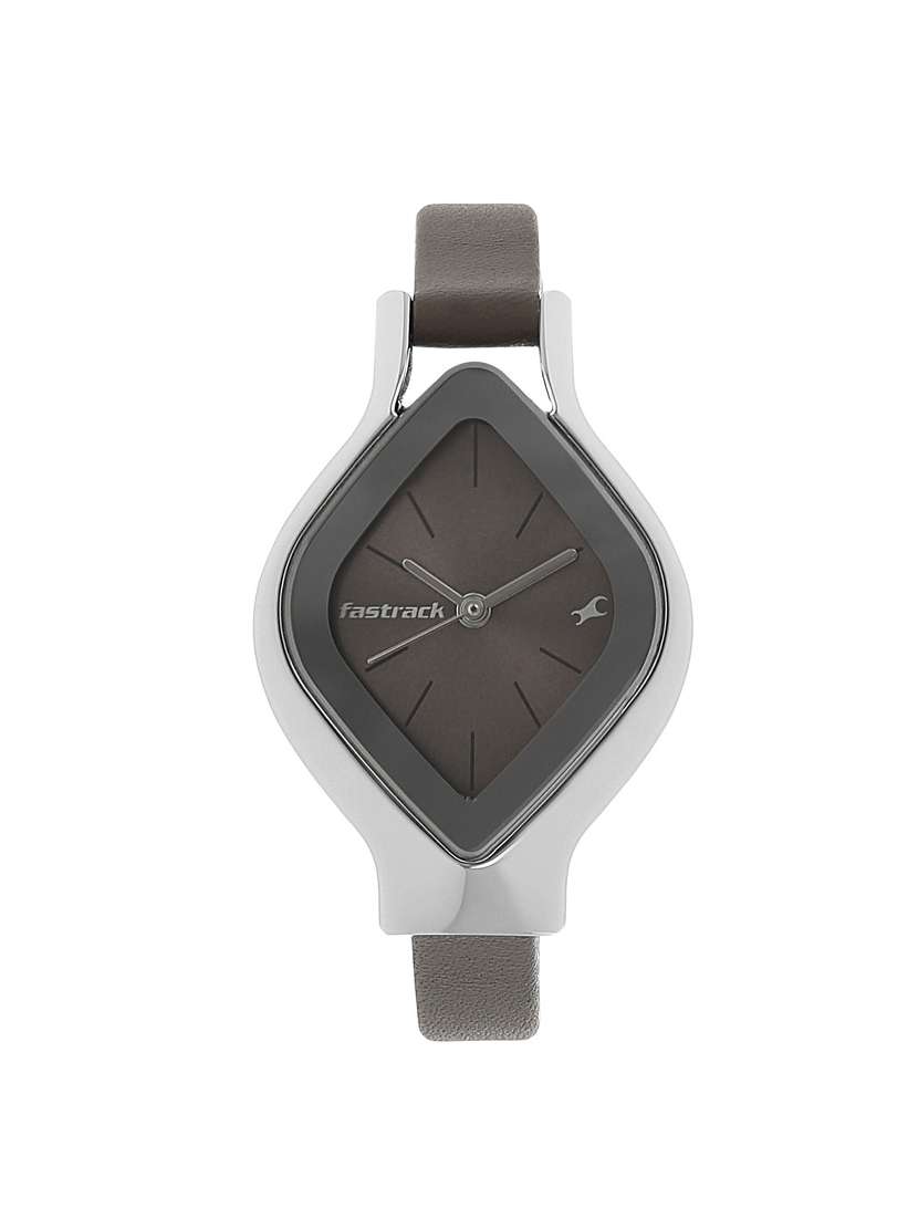 fastrack analog brown dial women's watch-6109sl02