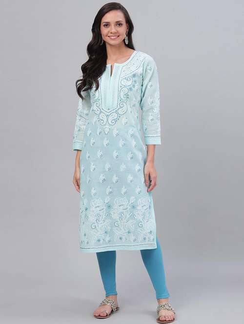 women's straight kurta - 14636522 - Standard Image - 0
