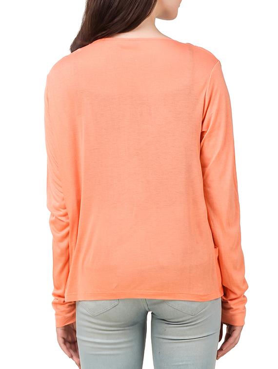 orange viscose casual shrug - 14649735 - Standard Image - 2