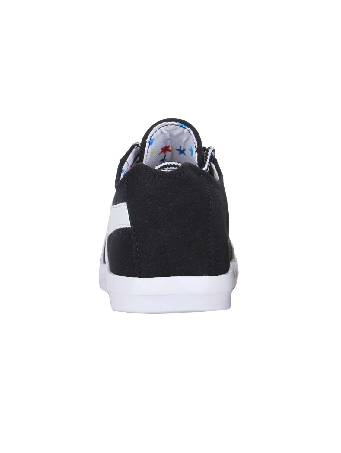 black fabric laceup sneakers - 14659794 -  Standard Image - 2