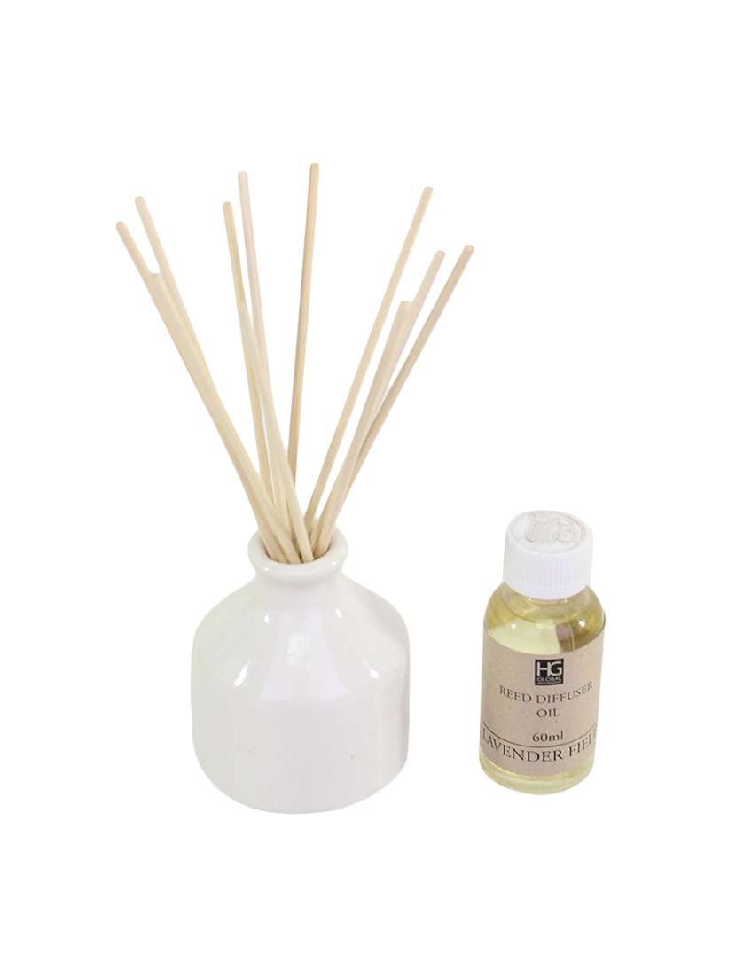 lavender fields reed diffuser with oil & plain reeds