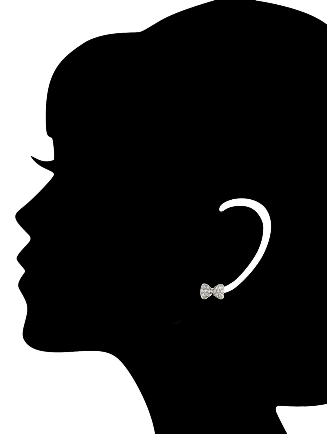 silver metal studs earrings - 14662495 - Standard Image - 2
