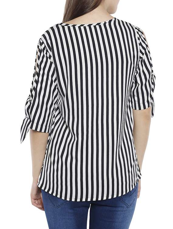 multi colored striped top - 14669193 -  Standard Image - 2