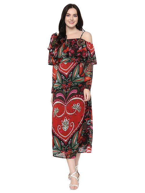 women's self design dress - 14679286 - Standard Image - 0