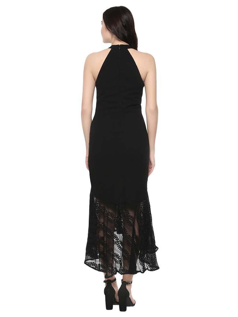 solid black asymmetric dress - 14679288 -  Standard Image - 2