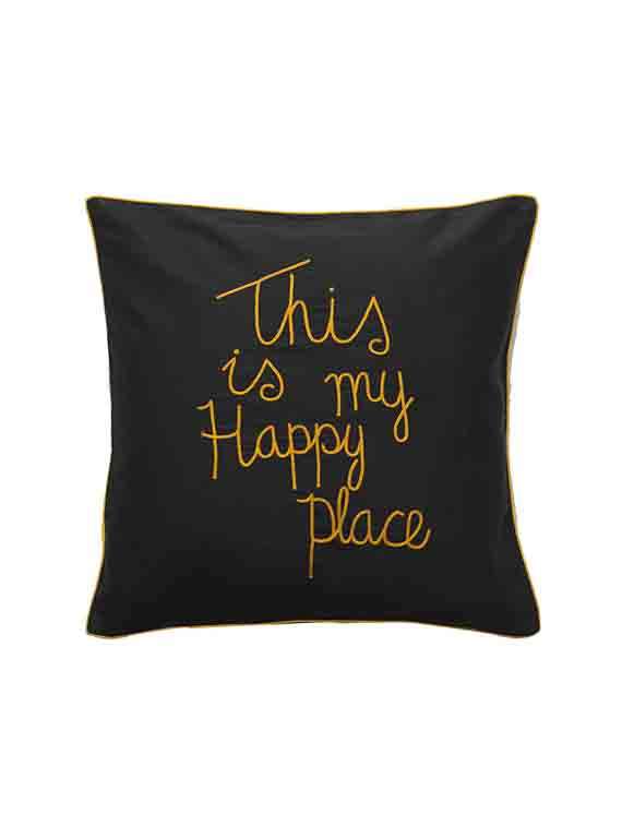 this is my happy place cushion cover