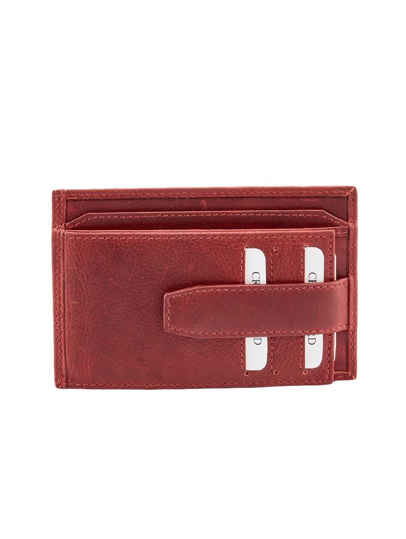 red leather card holder - 14727934 - Zoom Image - 0