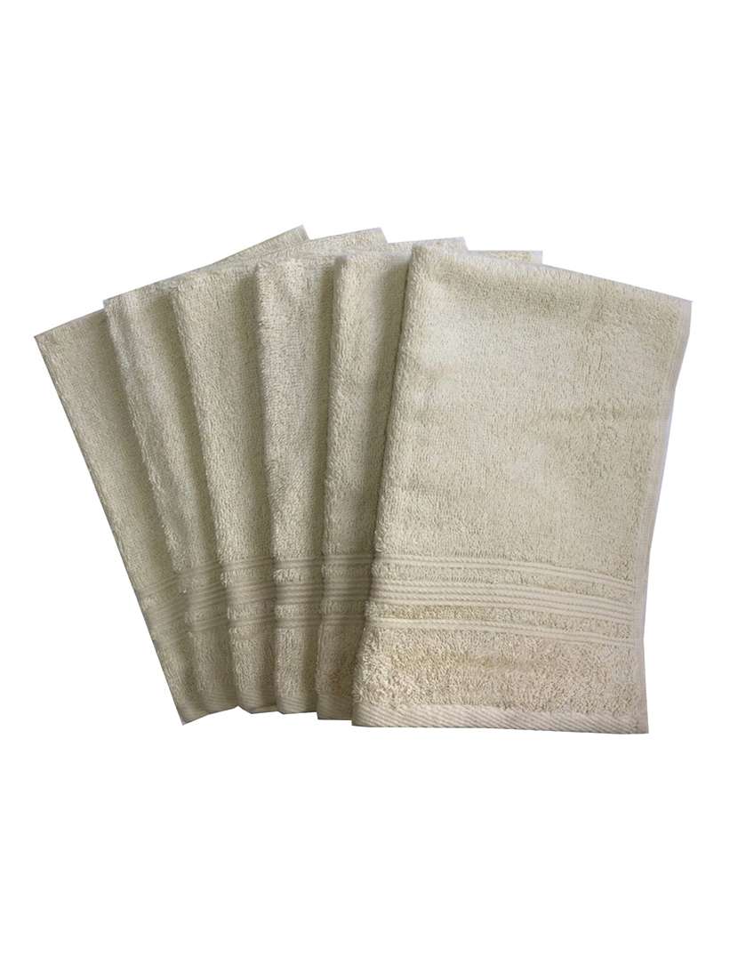 set of 6 super soft and fluffy hand towels