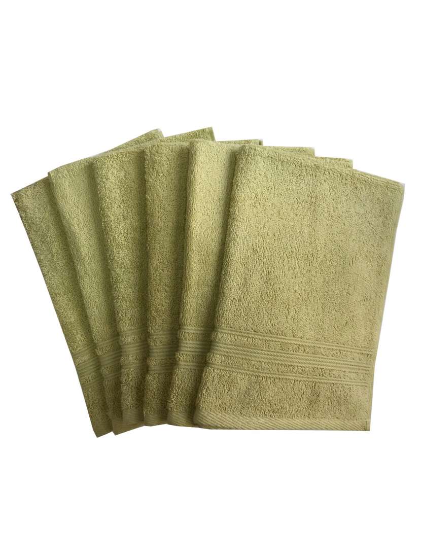 set of 6 super soft and fluffy hand towels