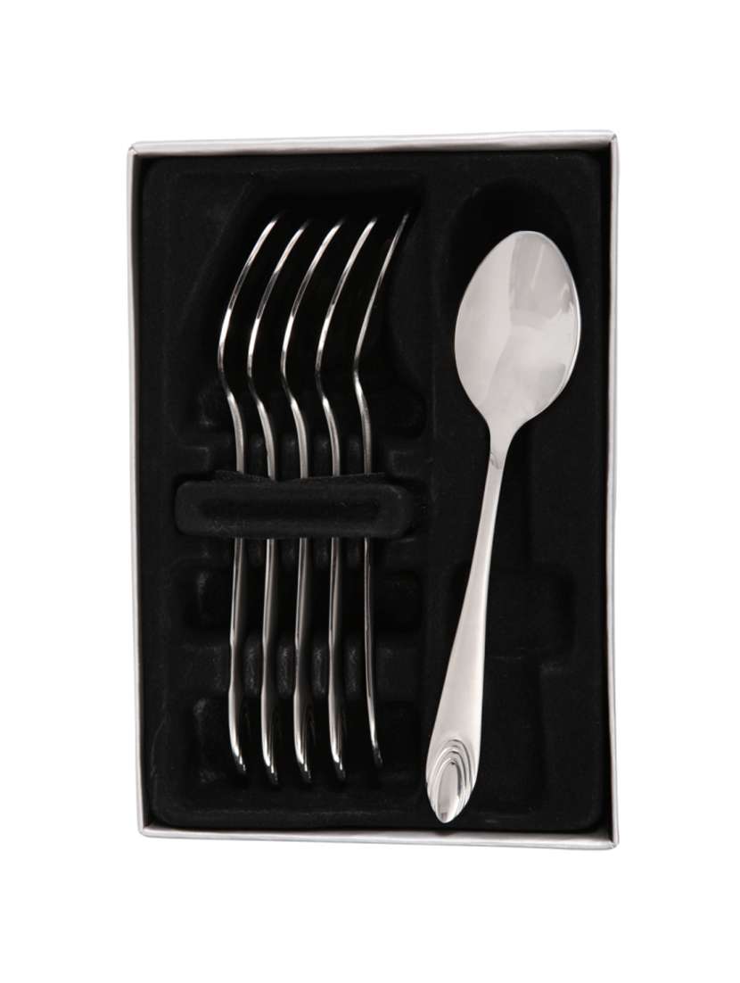 mullich tea spoon silver finish set of 6