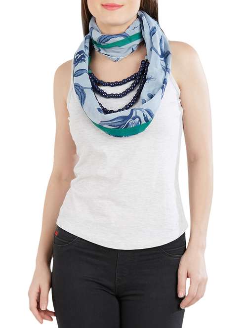 blue cotton scarf - 14741715 -  Standard Image - 0