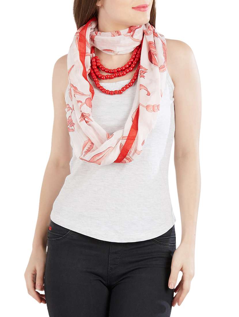 women's floral print stole
