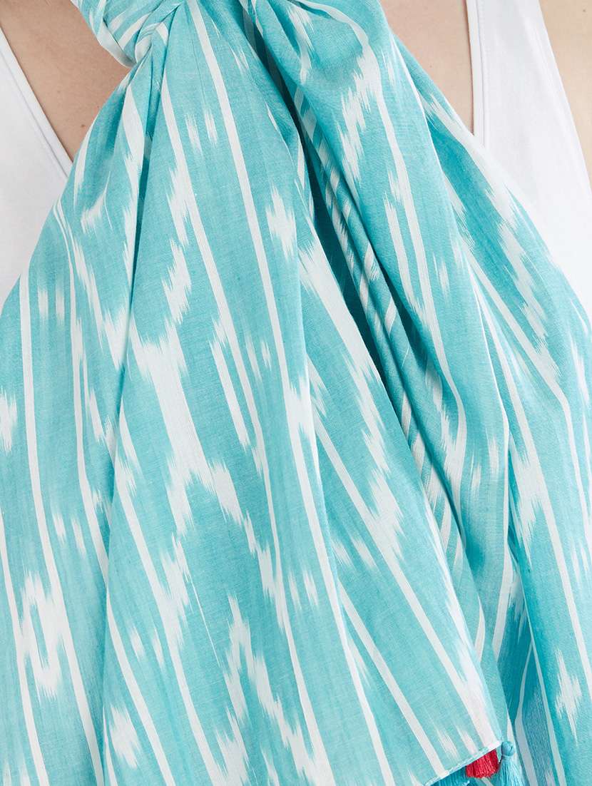 women's ikat print stole - 14741888 -  Standard Image - 2
