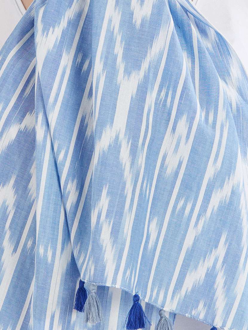 women's ikat print stole - 14741889 - Standard Image - 2