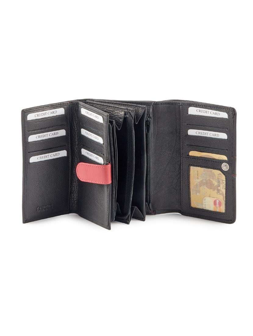 black leather wallet - 14742833 - Standard Image - 2